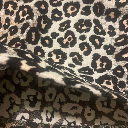 Mango high-waisted animal print leopard skirt like new, size M