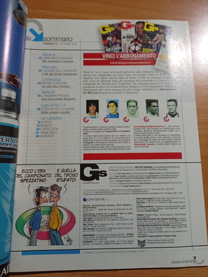 Περιοδικό Guerin Sportivo #10 Οκτώβριος 2010 σαν καινούργιο, ιταλική γλώσσα
