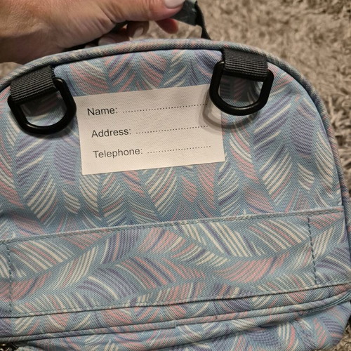 Polo lunch bag with two compartments used