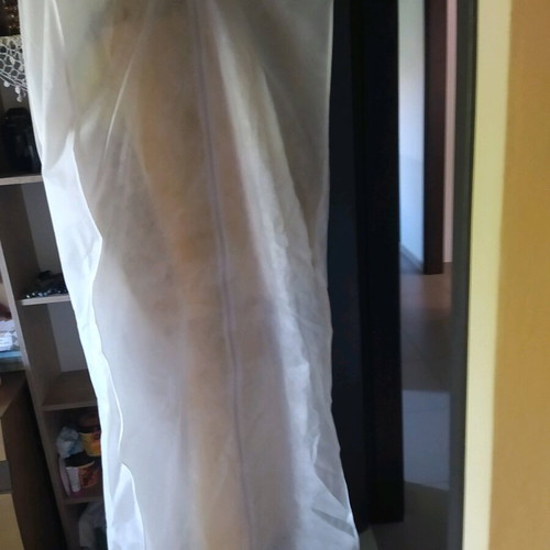 Wedding dress like new, slim fit, lace, mermaid style, size M