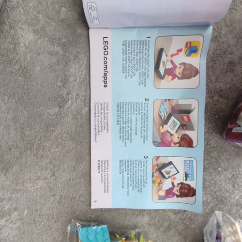 Lego Friends Beach & Rescue Set used, with original box and instructions