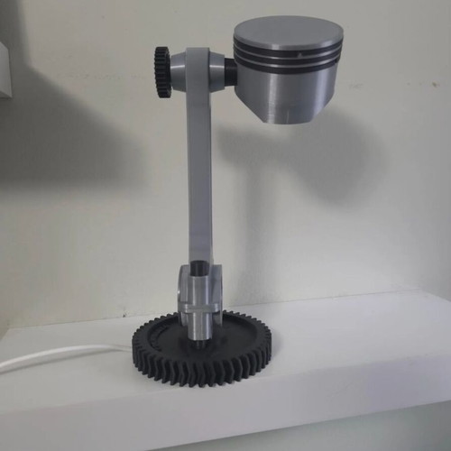 Piston and connecting rod lamp new modern USB LED table light