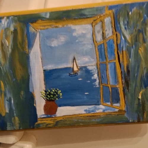 Window With Sea View Wall Decor made to order