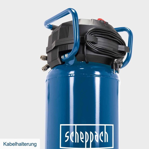 Scheppach HC51V Vertical Air Compressor 50L 10 bar 1500W Oil-free New