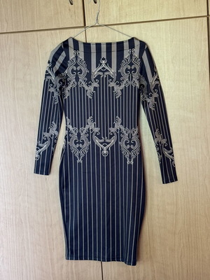 Sexy dress like new, sizes M-L, black and multicolor