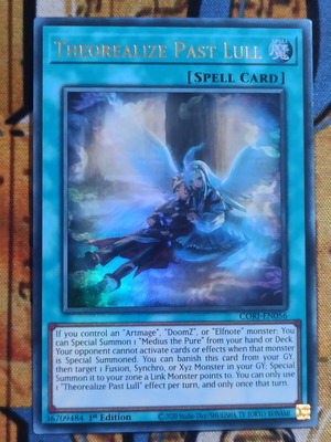 Theorealize Past Lull Ultra Rare Yu-Gi-Oh! Spell Card like new