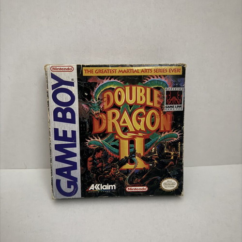 Double Dragon II Nintendo Game Boy used, USA edition with box and manual