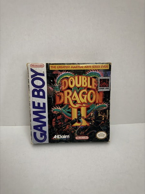 Double Dragon II Nintendo Game Boy used, USA edition with box and manual