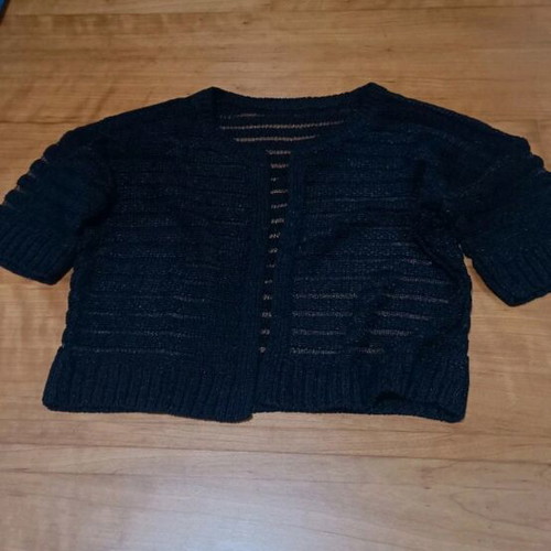 Bolero with transparency like new, black, size S