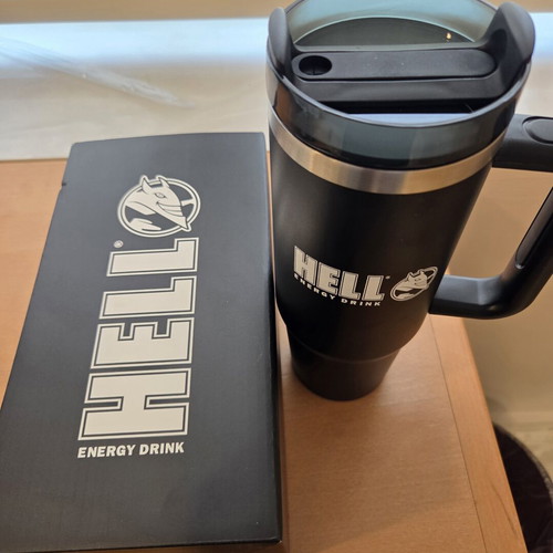 Hell Energy Drink Stainless Steel Collectible Bottle New