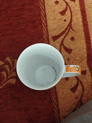 Porcelain mug used