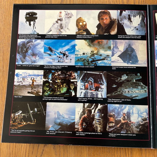 Star Wars The Empire Strikes Back vinyl like new, collectible record 1980