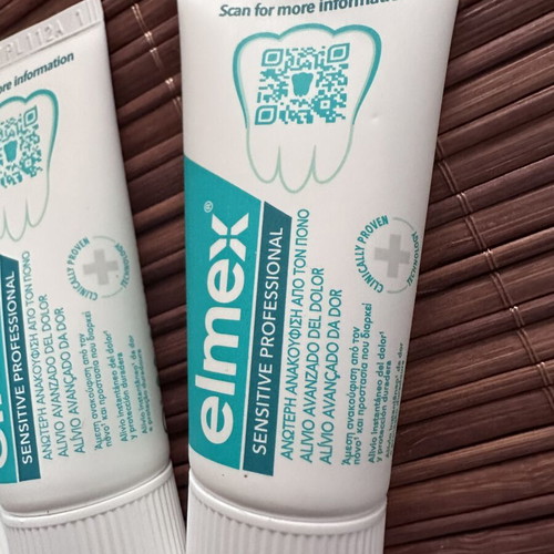 Elmex toothpaste pack of three sealed