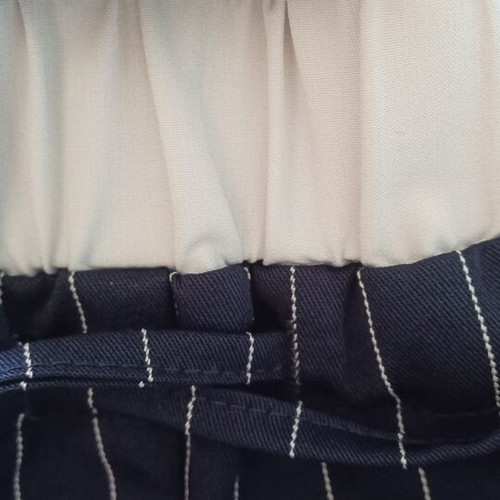 Lazy Stripe Pants size 2XL new, striped with elastic waist