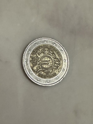2€ Republica Italiana 2002 2012 euro coin like new