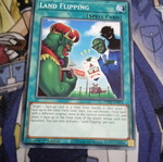 Land Flipping Normal Spell μεταχειρισμένη κάρτα Yu-Gi-Oh!