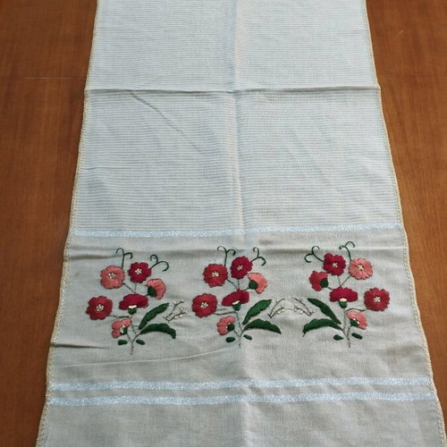 Handmade runner used with small stain 1.15x45