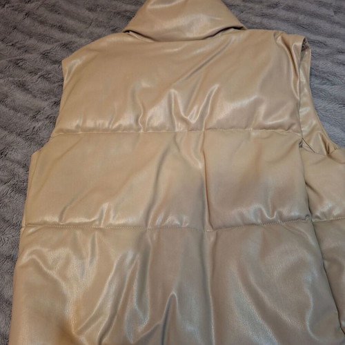 Zara vest new women's beige size XL