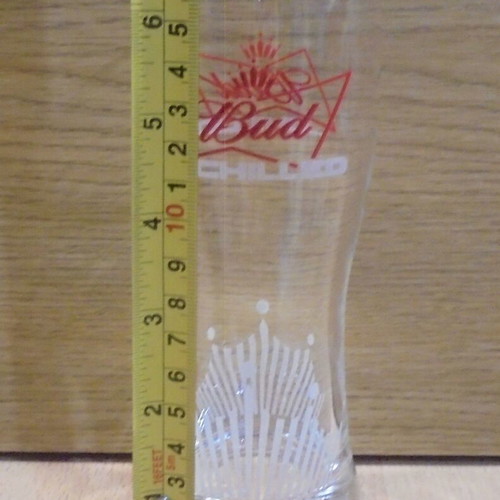 Budweiser beer promotional set of 2 glasses like new