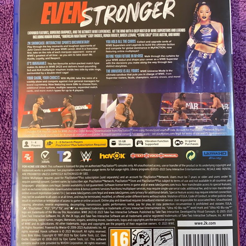 WWE 2K23 PS5 game, fighting