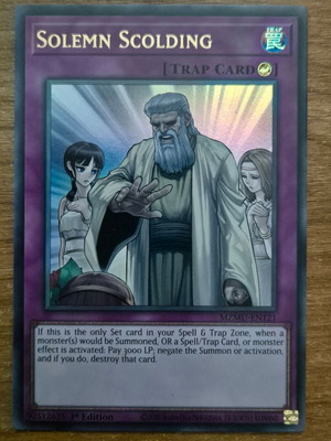 Solemn Scolding MZMU Maze of Muertos Ultra Rare 1η Έκδοση Near Mint