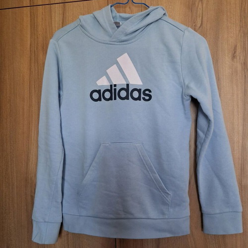 Adidas hoodie for boys 8-9 years like new, blue