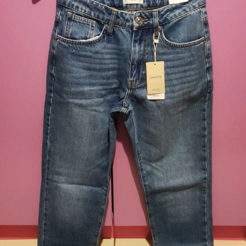 Mango kids jeans size S blue, brand new, loose fit
