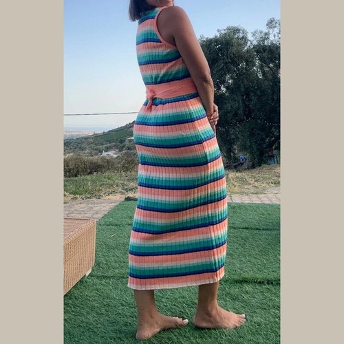 Karavan knitted dress Sabrina, multicolour, one size