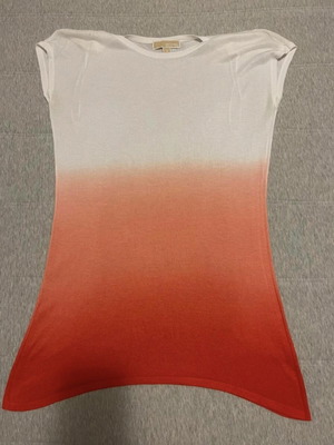 Michael Kors top like new, white and orange, size M