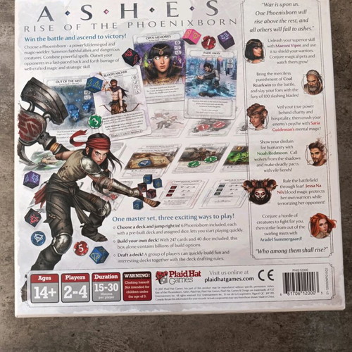 Ashes: Rise of the Phoenixborn board game used