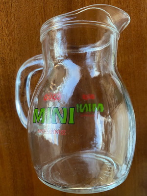 Mini Mytilinis ouzo jug like new, height 15 cm diameter 7