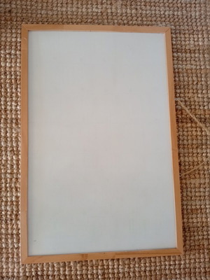 Whiteboard with wooden frame like new 60×40