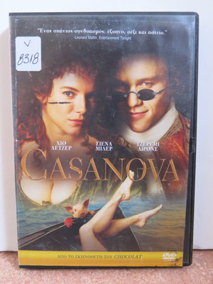 Casanova DVD used with subtitles, standard case