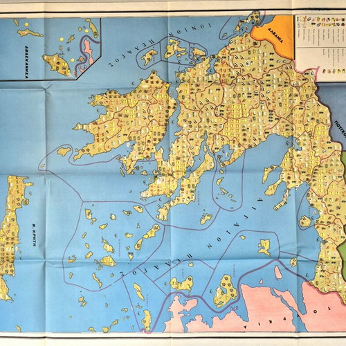 Travel guides and maps used, collection of 40 guides and 25+ maps