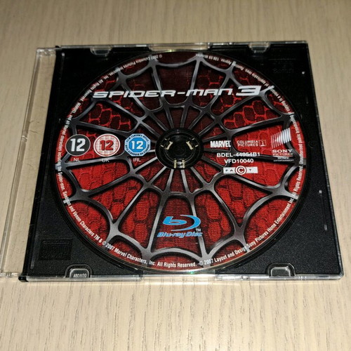 Spiderman 3 Blu Ray like new with Greek subtitles
