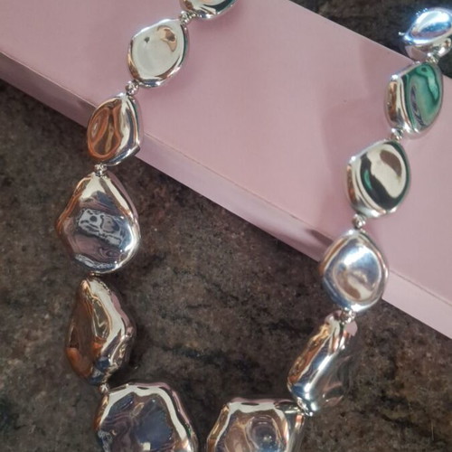 Necklace silver new