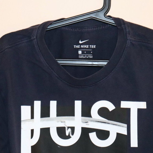 Nike Just Do It men's T-shirt black size L