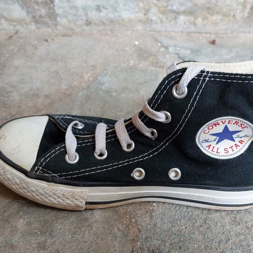 Converse All Star Kids Shoes size 30 like new black