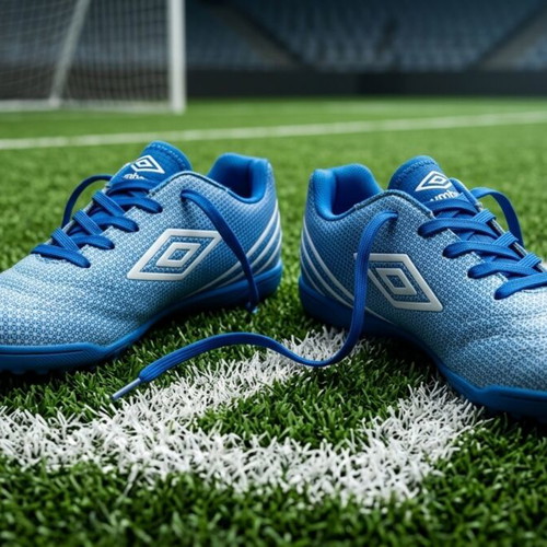 Umbro Toccare IV TF kids football shoes like new, blue, size 34
