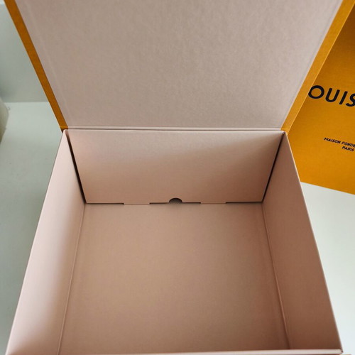 Louis Vuitton luxury storage box with hard case and gift bag new