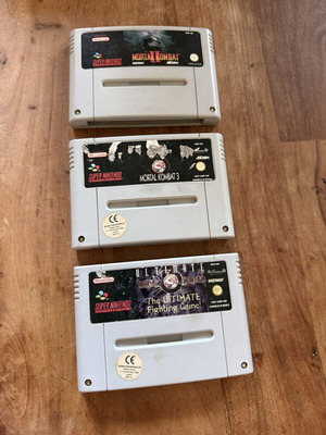 Mortal Kombat 3 κασέτες παιχνιδιών SNES