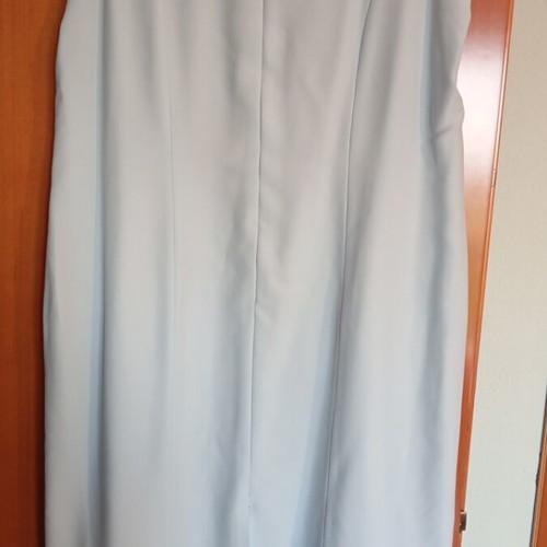 Dress with Manto baby blue, like new, size 9XL