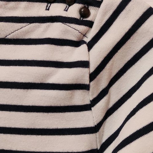 Gap striped women's long-sleeve blouse like new, 100% cotton