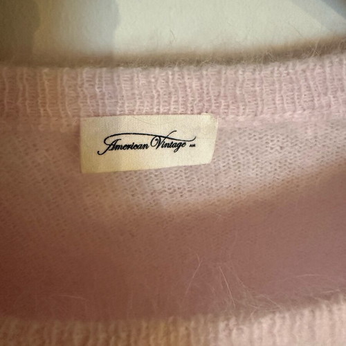 American Vintage knitted sweater new, pink, size S