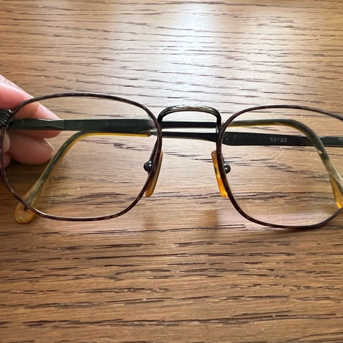 Metal glasses frame used