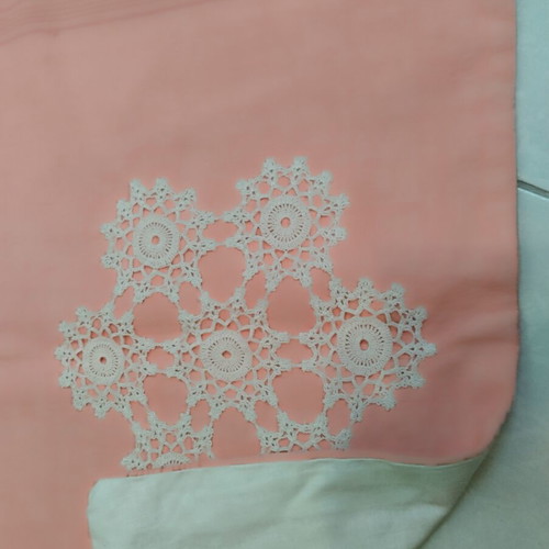 Traditional woven cotton pillowcase 65x40 cm