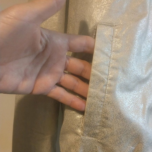 Benetton jacket silver like new
