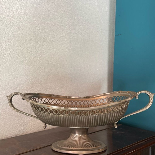 Fruit bowl tin like new with two handles