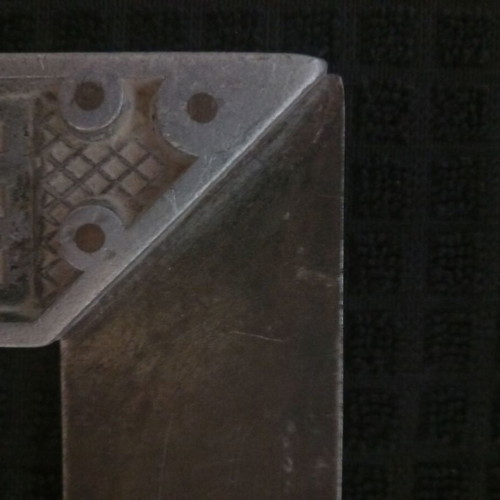 Carpenter's square 35cm metal used