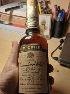 Canadian Club ουίσκι για την PAN AM, 1966 Σφραγισμένο